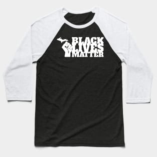 Black Lives Matter - Michigan Revolution 3 Baseball T-Shirt